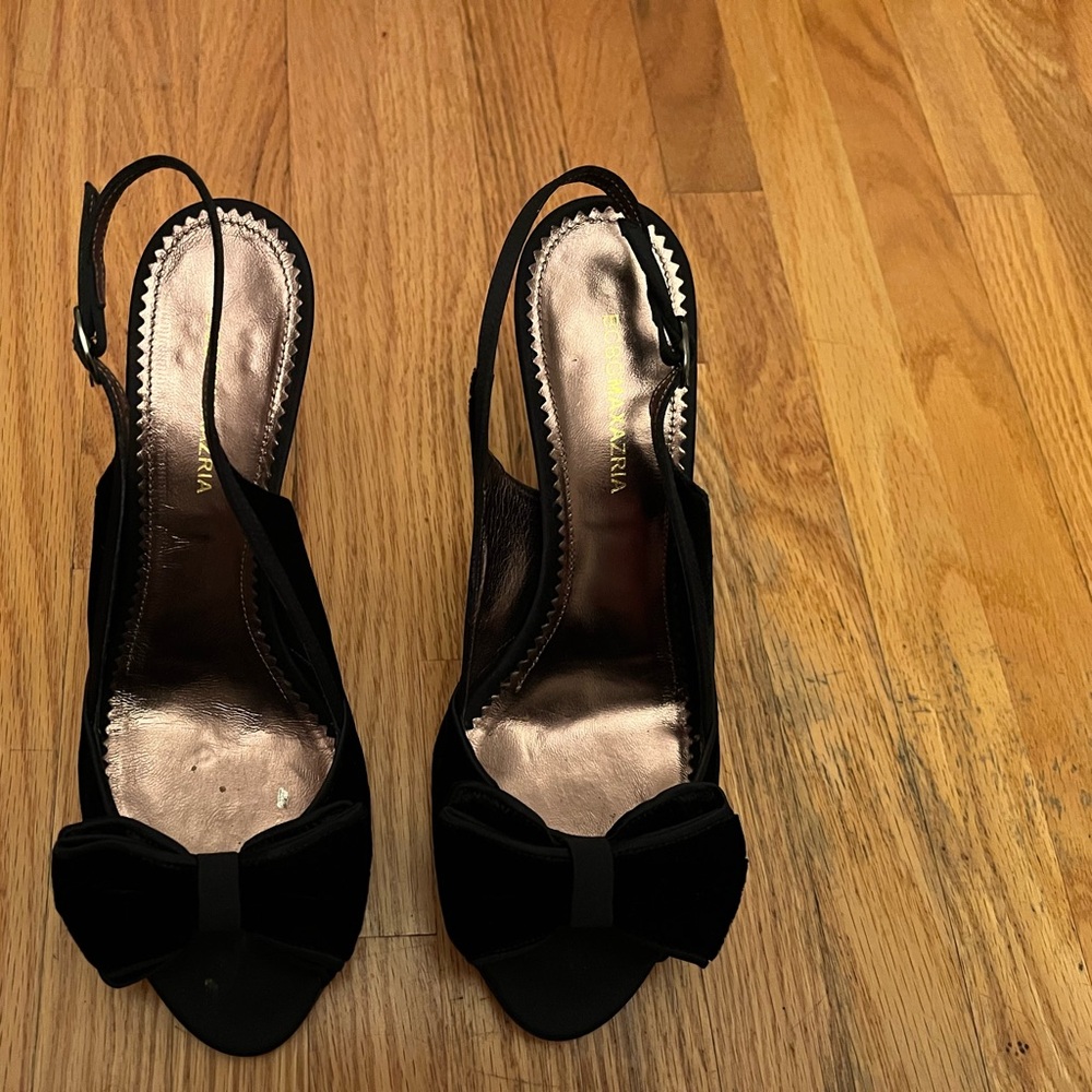 Black Velvet Heels